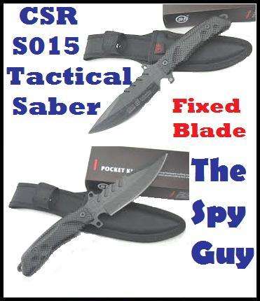 Csr S015 Tactical Saber Fix Blade Sharp Edge Pocket Knife