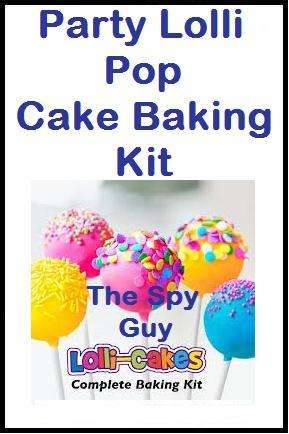 Party Lolli Pop Cake Baking Kit Bake and Decorate Loads of Fun Great for Kids Baking