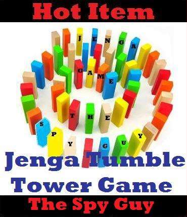 Jenga Tumbling Tower Game of Physical and Mental Skill Wooded Blocks for Family Fun