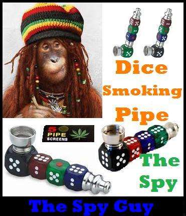 Dice Smoking Miniature Pipe Lucky Dice Smoker ib Assorted Colours