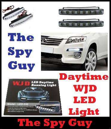 WJD LED Daytime Running Light 50000 hrs Lifespan Energy Saving for Your Car Security & Lighting Deco