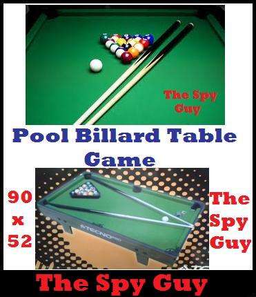 Table TOP Billiard Pool Game 90 / 52 Desk Top Players Game Balls Snooker Sticks See Other Games