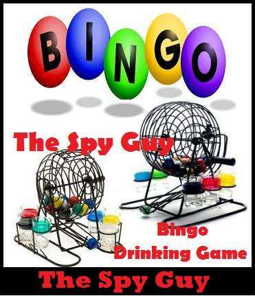 Bingo Drinking Game with Glass Shooters Playing Bar Pub Drink Casino Shooter Game Ideal Gift Fun