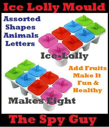 Ice Lolly Makes Eight Funky Ice Pops Use Fruits and Real Juice for Healthy Children Treats