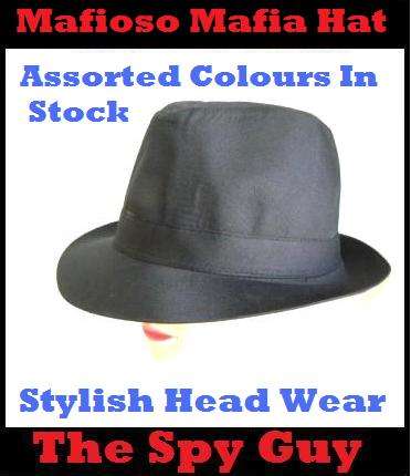 Mafioso Hat or Mafia Pantsula Style Black Hat Other Colours Also Available Plain or Stripe