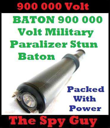 BATON 900 000 Volt Military Paralizer stun baton Personal Security for Him or Her House Car