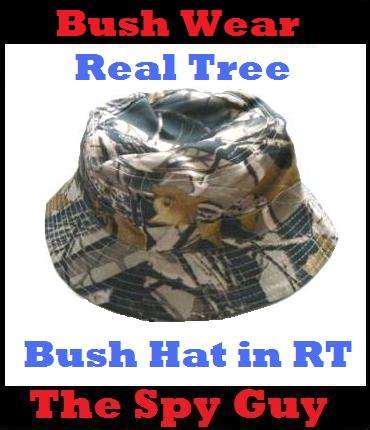 Bush Hat in Real Tree Camo Print Ideal for hunting, fishing, farmers, bush & Safari