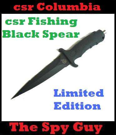 csr Fishing Black Spear ( Limited Edition ) Hunting Spear Fix Blade Steel
