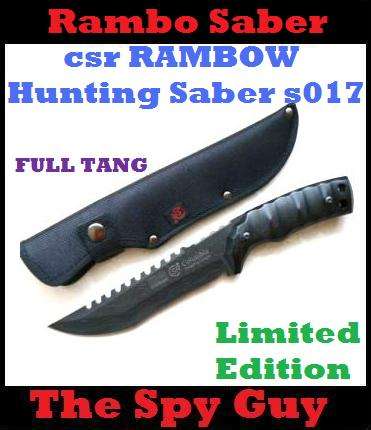 csr RAMBOW Hunting Saber s017 (Limited Edition) FULL TANG Carbon Steel