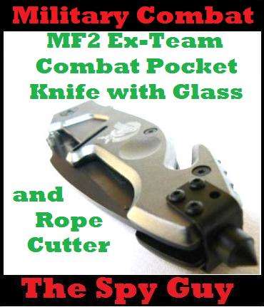 MF2 Ex-Team Military Combat Pocket Knife with Glass and Rope Breaker