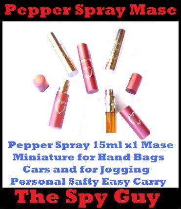 Pepper Spray 15ml x1 Mase Miniature for Hand Bags Cars and for Jogging Personal Safty Easy Carry