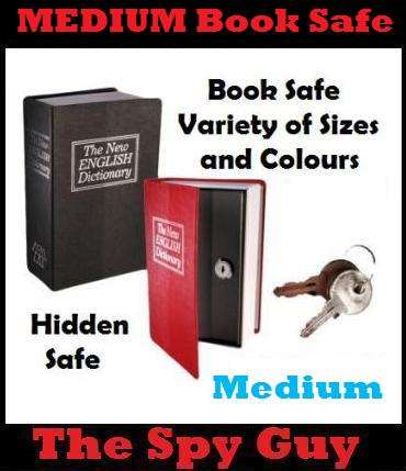 Book Safe MEDIUM Home Safe Secure Lock English look alike Dictionary for Gun Passports Money