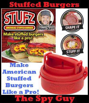Stufz Americas Stuffed Burgers made like a Pro Shape It Stuff It and Seal It Perfectly Sealed