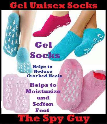Gel Socks Helps Moisturize and Soften Your Feet Reduces Heel Cracks Hypoallergenic Gel Lining