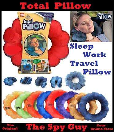 Total Pillow The Amazing Versatile Pillow Great for Travel Office or Home