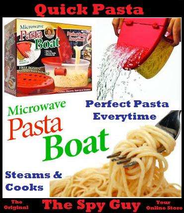Microwave Pasta Boat Perfect Pasta Every Time Cooks Drains Serves & Stores and Steams Too