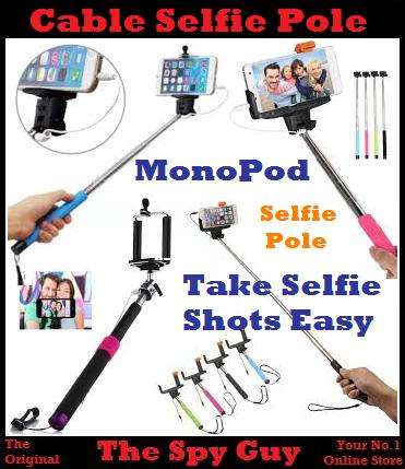 Cable Selfie Monopod Extendable Pole Great Way to Take Group Selfie Photos Cable Rod