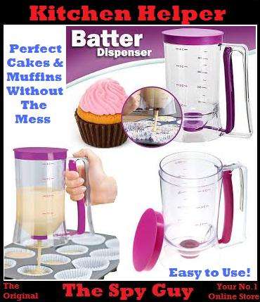 Batter Dispenser for Perfect Cakes Muffins Pancakes and More Kitchen Baking Easy to Use