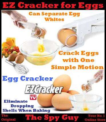 EZ Cracker Egg Cracker & Separator with Easy to Crack without the Mess