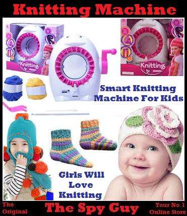 Knitting Machine for Kids to Makes Beanies, Scarfs, Leg Warmers, Shoulder Throws and More
