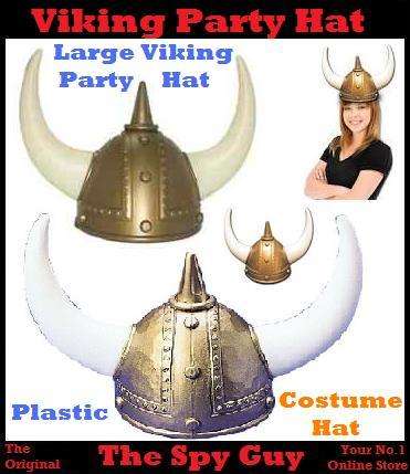 Viking Party Helmet Plastic Hat for Dress Up Parties Viking Hat Costume Wear