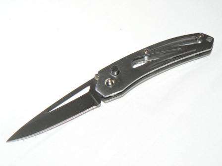 A045 Silver Flick Pocket Knife