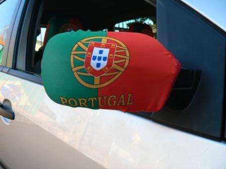 Car Mirror Cover Flag Cap   PORTUGAL   Other Countries Also Available