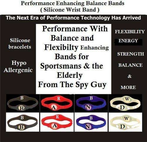 Performance Enhancing Balance Bands ( Silicone Wrist Band )