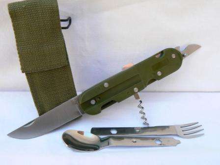 Military Multi 7 function Utensil Set