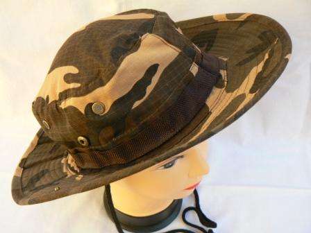 Safari BROWN Camo Hat