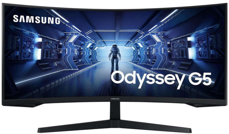Samsung 86 cm (34`) Odyssey G5 Ultrawide QHD Gaming Monitor