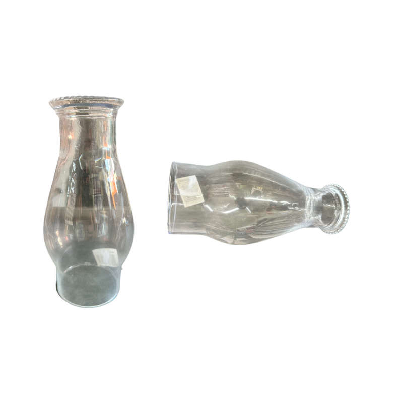 Glass Chimney Lamp x 2