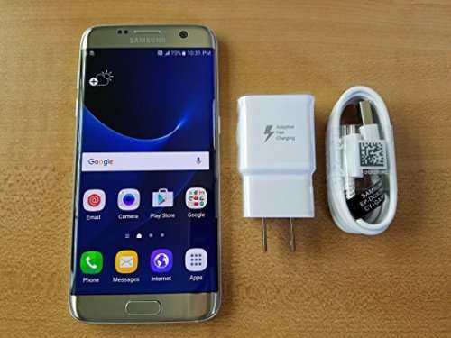 Samsung Galaxy S7 Edge, Silver Titanium + Samsung Gear VR | Pre-Loved, Local Stock, Warranty
