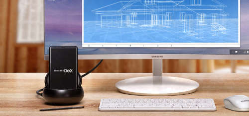 Samsung DeX Station & X-Folding Touch Pro Keyboard  | Desktop Experience (EE-MG950) Note 8/ S8/ S8+
