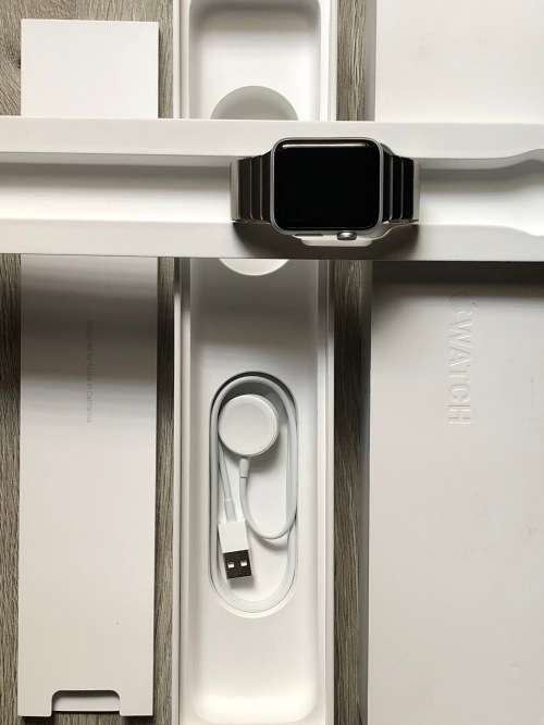 Apple Watch- Series 2 | 42mm Silver Alu Case w/ Stainless Steel Link Bracelet (Like New-Local Stock)
