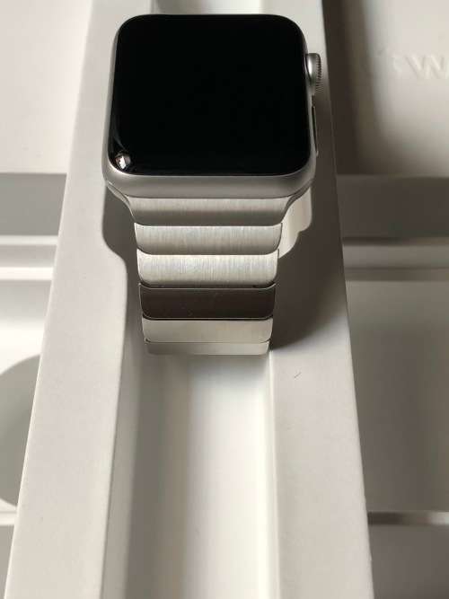 Apple Watch- Series 2 | 42mm Silver Alu Case w/ Stainless Steel Link Bracelet (Like New-Local Stock)
