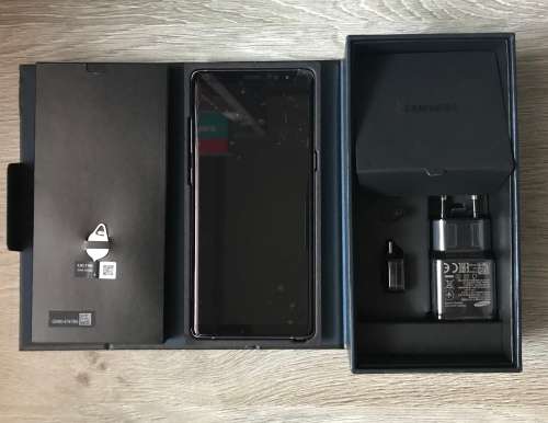 Samsung Note 8, Orchid Gray (Like New-Local Stock-Warranty) + Extras