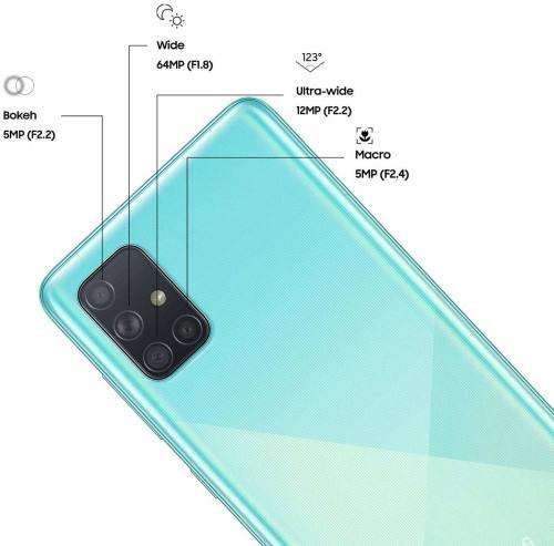 Samsung Galaxy A71 - Dual Sim - 128GB / 8GB RAM - Prism Crush Blue (New-Sealed Stock)