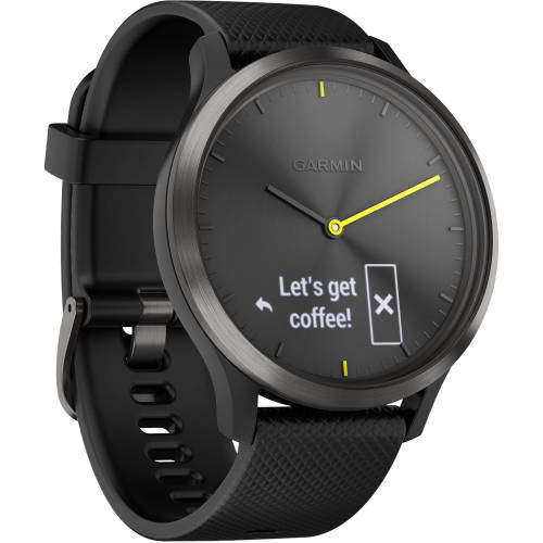 Garmin Vivomove HR - Premium Sport Watch - Black