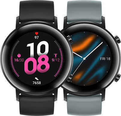 42mm Huawei GT 2 Sport - Multisport GPS Watch GT2 - Colour Lake Cyan (New)
