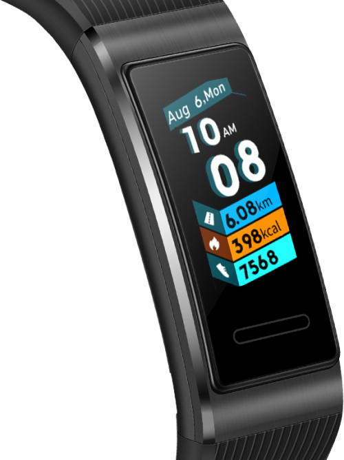 Huawei Band 3 Pro - GPS Multisport Activity Watch - Obsidian Black (New)