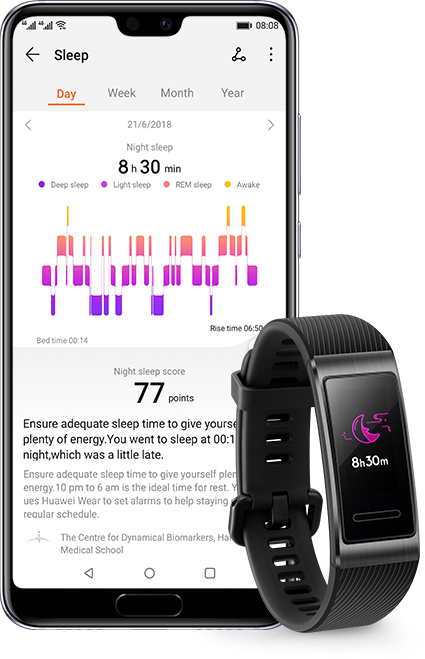 Huawei Band 3 Pro - GPS Multisport Activity Watch - Obsidian Black (New)