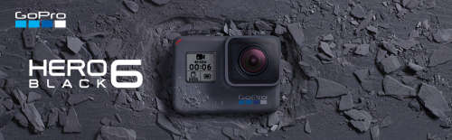 GoPro HERO 6 Waterproof Digital Action Camera for Travel with Touch Screen 4K HD Video 12MP Photos
