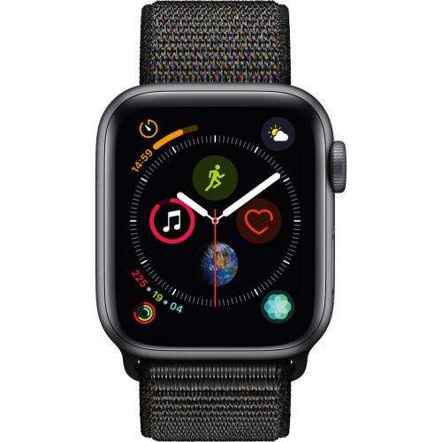 44mm Apple Watch Series 4 - Space Grey Aluminium, Black Sport Loop (New)