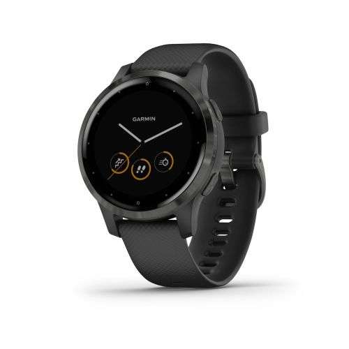 Garmin Vivoactive 4S Smartwatch (40mm) - Black with Slate Hardware