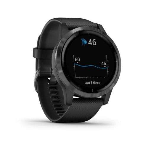 Garmin Vivoactive 4S Smartwatch (40mm) - Black with Slate Hardware