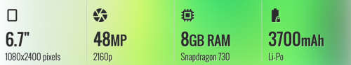 Samsung Galaxy A80 - 128GB / 8GB RAM