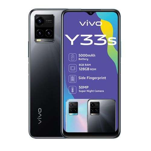Vivo Y33s Single Sim 128GB - Midday Dream