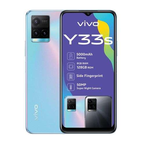 Vivo Y33s Single Sim 128GB - Midday Dream