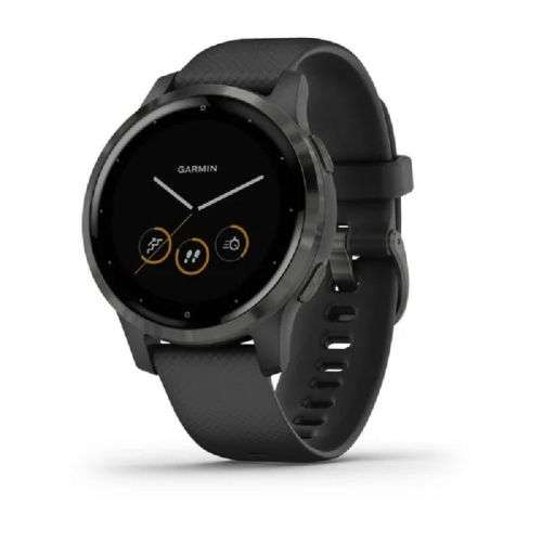 Garmin Vivoactive 4S Smartwatch (40mm) - Black with Slate Hardware